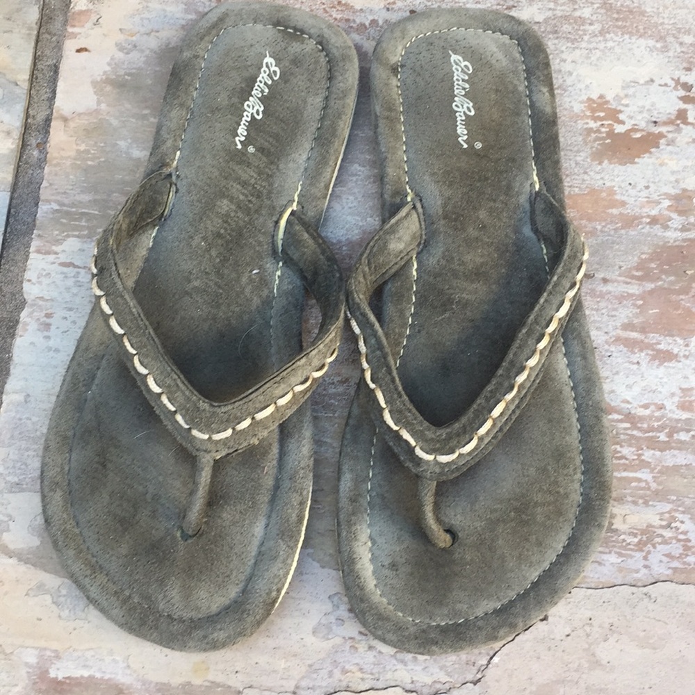 Eddie Bauer suede sandals